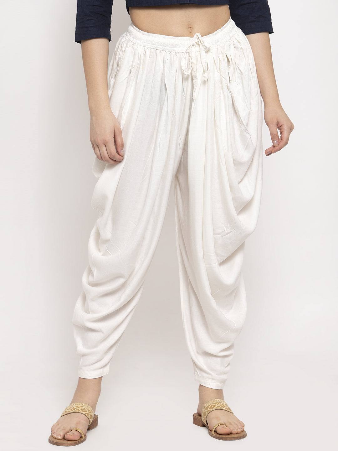 White dhoti for women hotsell