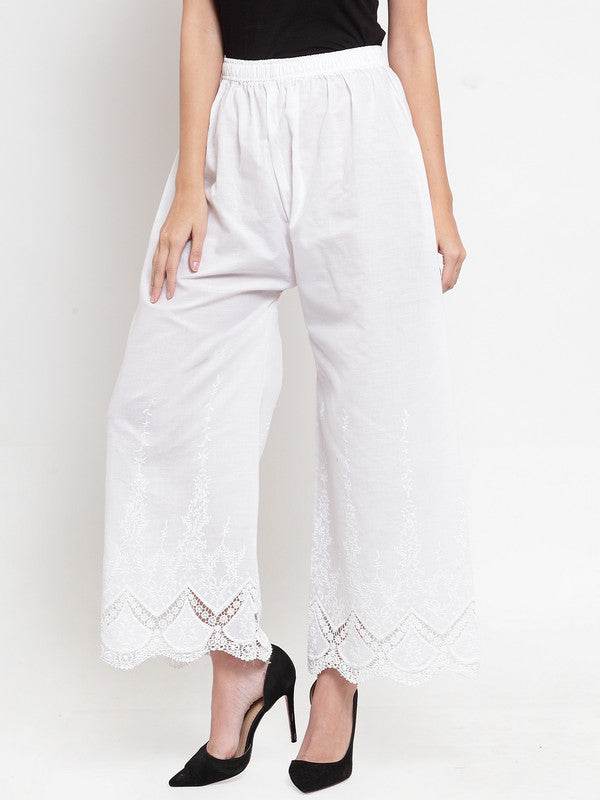 White chicken palazzo pants cheap