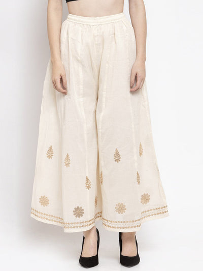 Clora Off-White Gotta Patti Sharara