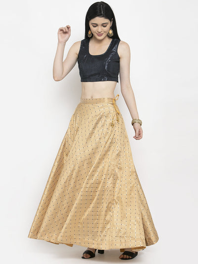 Clora Fawn Printed Maxi Skirt