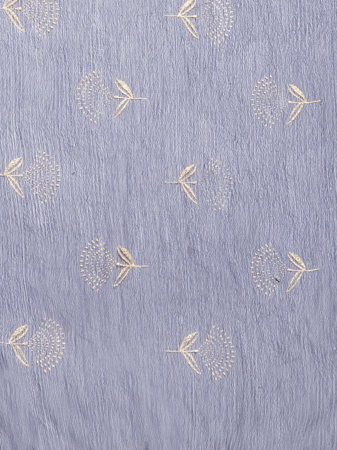 Clora Navy Blue Printed Salwar Dupatta