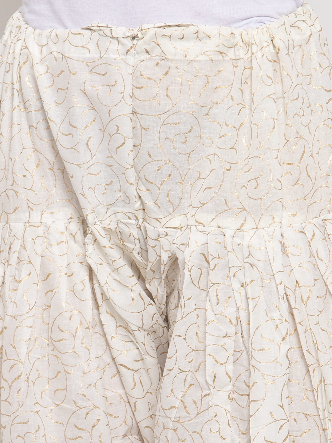 Off-White Printed Salwar Dupatta in cotton fabric with intricate patterns.