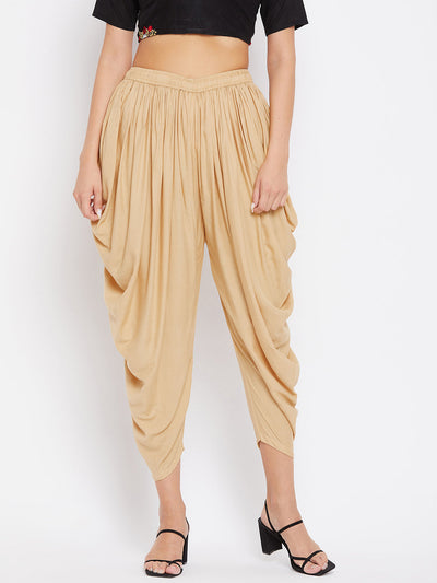 Clora Fawn Rayon Dhoti Salwar