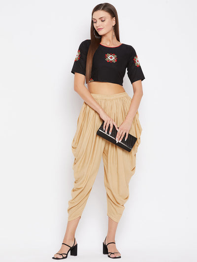 Clora Fawn Rayon Dhoti Salwar