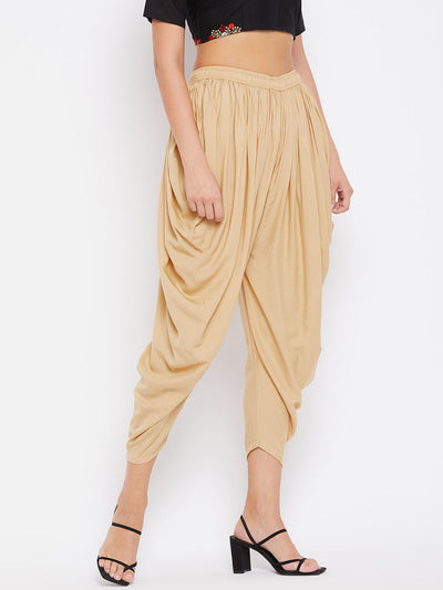 Clora Fawn Rayon Dhoti Salwar