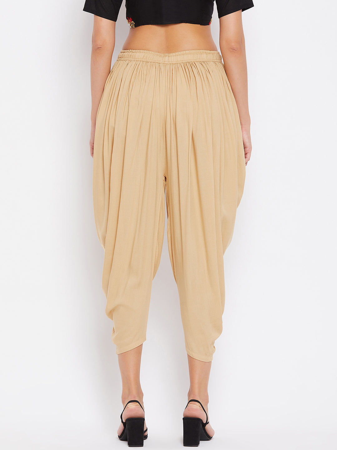 Clora Fawn Rayon Dhoti Salwar