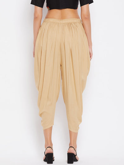 Clora Fawn Rayon Dhoti Salwar