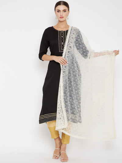 Clora Yellow Banarsi Silk Dupatta
