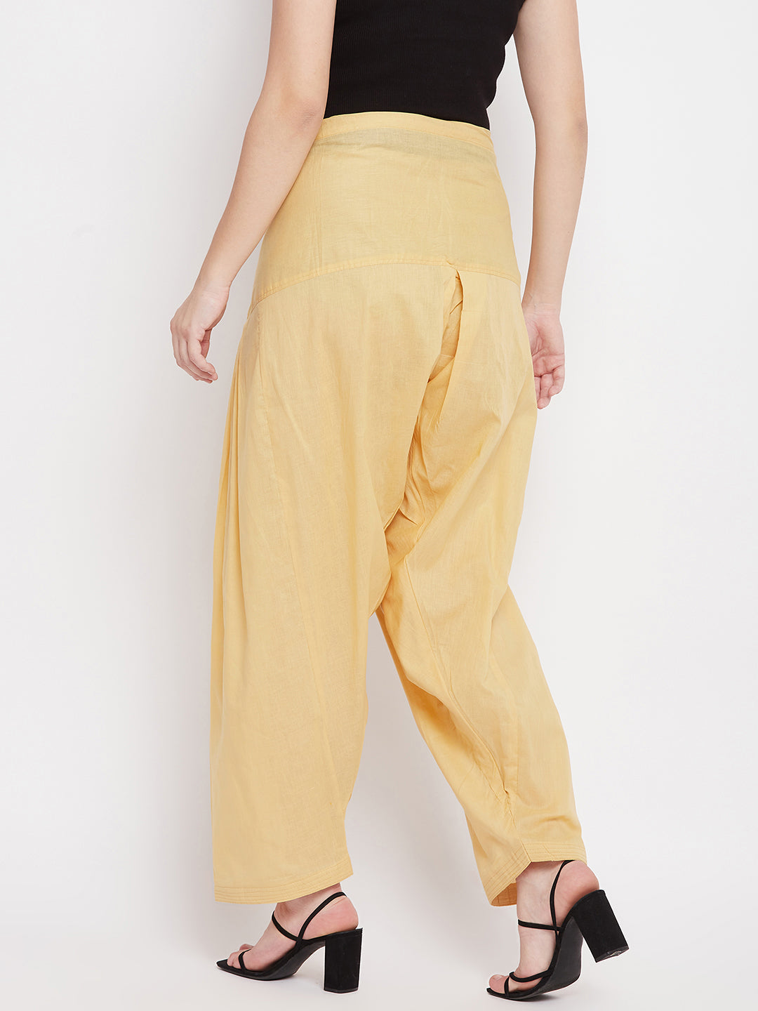 Fawn solid pure cotton salwar, comfortable and lightweight.