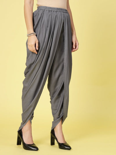 Women Solid Rayon Dhoti Salwar