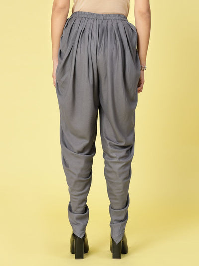 Women Solid Rayon Dhoti Salwar