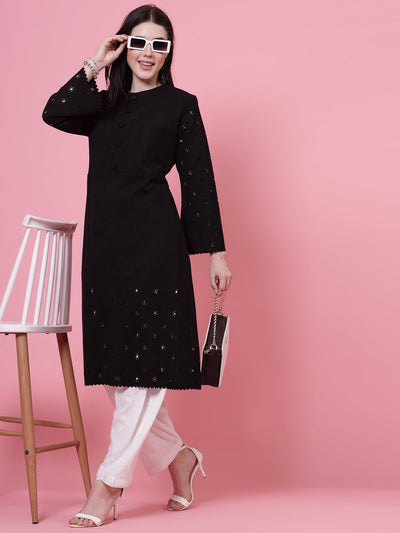 White and grey solid woollen salwar pack of 2 with loose-fit and drawstring closure.